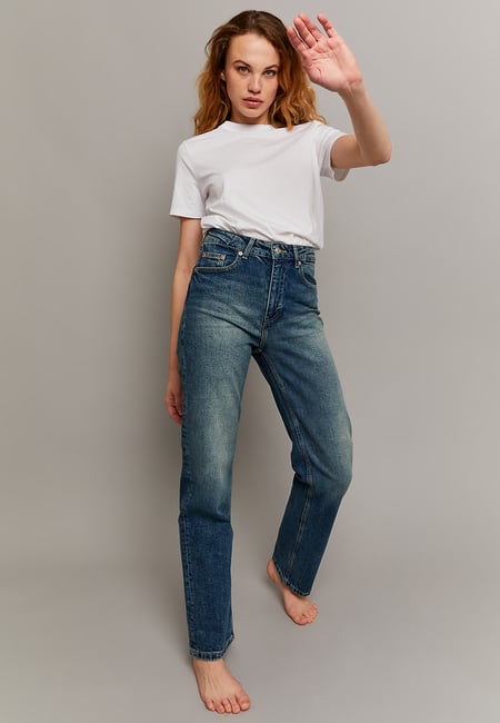 TALLY WEiJL, High Waist Jeans mit Straight Leg for Women