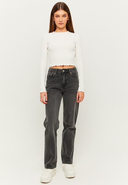 TALLY WEiJL, High Waist Straight Jeans for Women