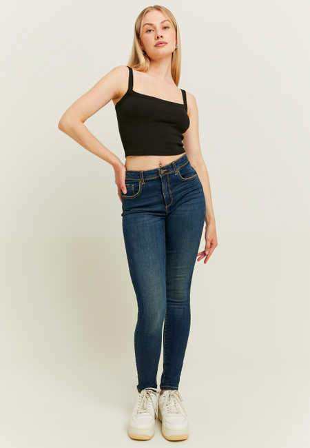 TALLY WEiJL, Mid-Waist-Skinny-Push-Up-Jeans for Women