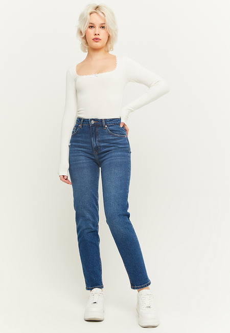 TALLY WEiJL, Comfort Stretch Mom Jeans for Women