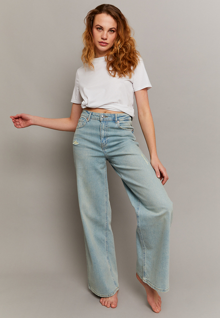 TALLY WEiJL, High Waist Jeans mit Wide Leg for Women