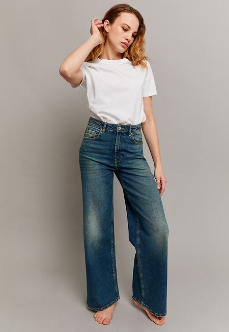 TALLY WEiJL, High Waist Wide Leg Jeans for Women