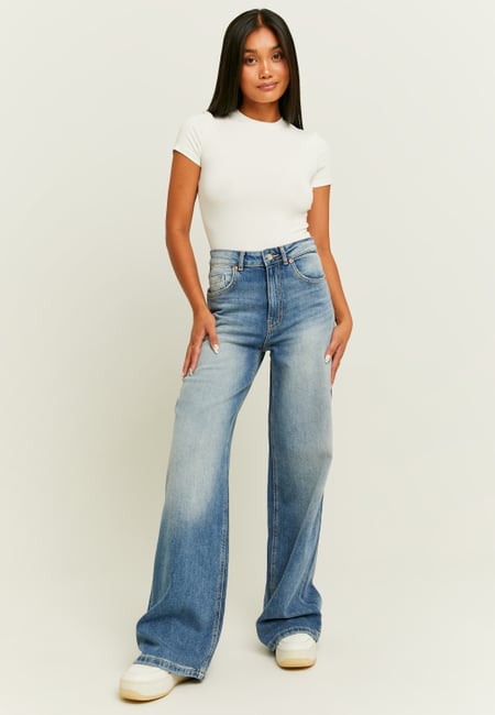 TALLY WEiJL, High Waist Wide Leg Jeans for Women