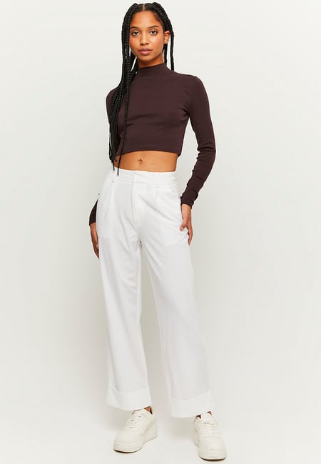 TALLY WEiJL, High Waist Lightweight Trouser for Women