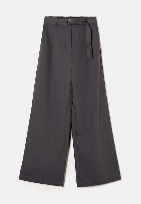 TALLY WEiJL, Grey Wide Leg Trousers for Women