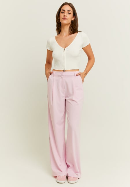 TALLY WEiJL, Pinke Hose mit weitem Bein for Women