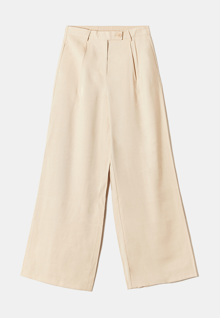 TALLY WEiJL, Beige High Waist Trousers for Women