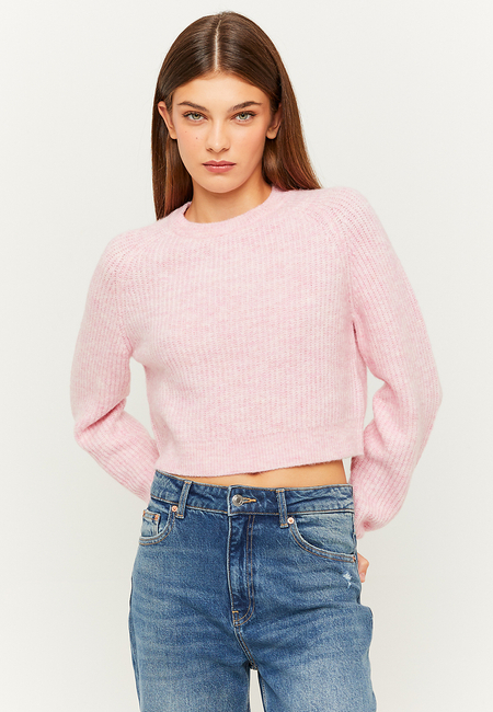 TALLY WEiJL, Pink Mélange Knit Jumper for Women