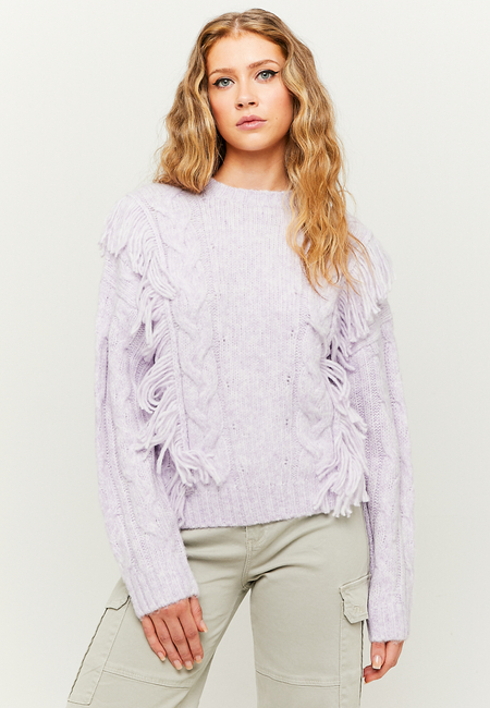 TALLY WEiJL, Lila Pullover mit Fancy Detail for Women