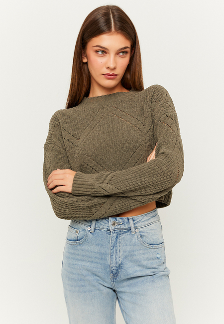 TALLY WEiJL, Cropped Knit Jumper for Women