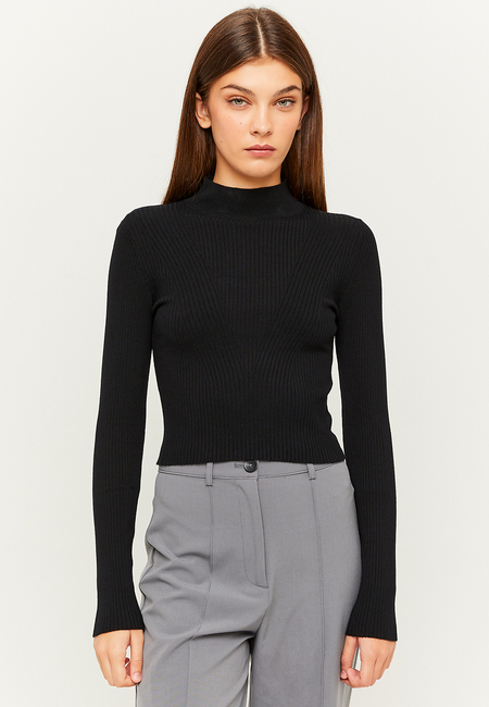 TALLY WEiJL, Pull en maille ajusté noir for Women