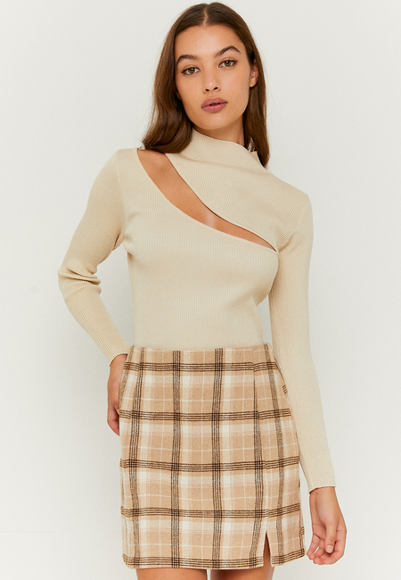 TALLY WEiJL, Mini Checked Skirt for Women