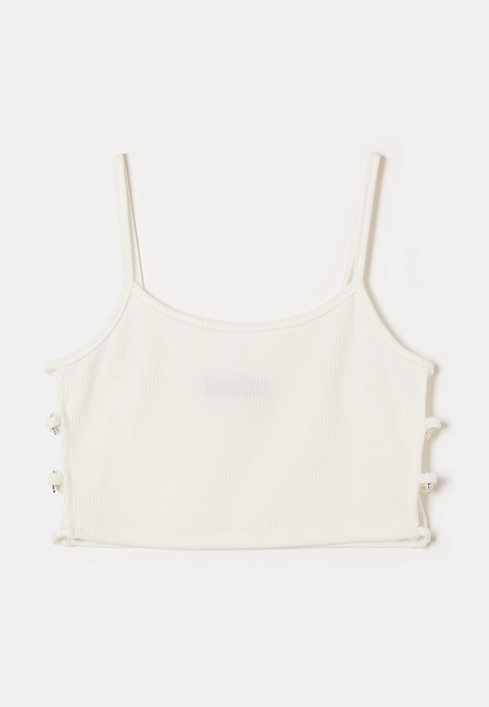 TALLY WEiJL, Cropped Top With Lateral Cut Out for Women