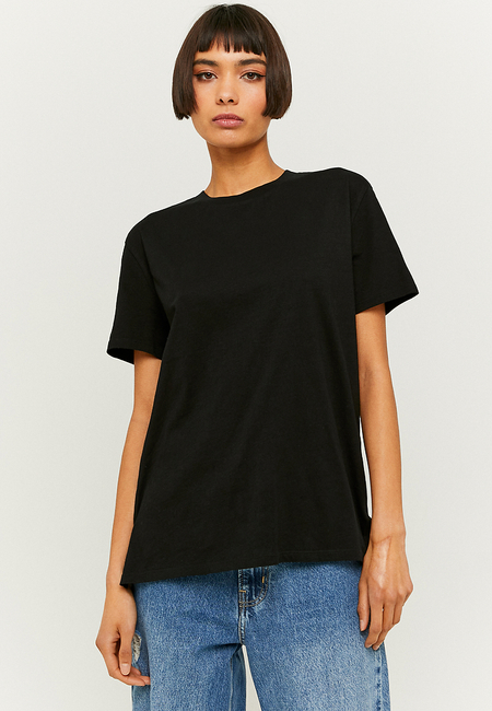 TALLY WEiJL, Schwarzes Basic T-Shirt for Women