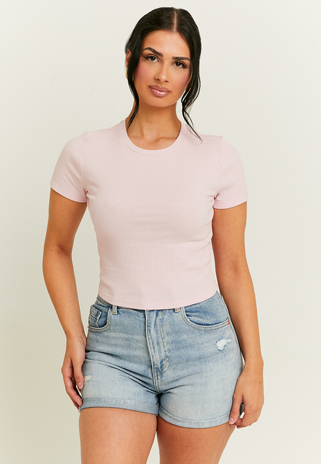 TALLY WEiJL, Pinkes Basic Cropped Top for Women