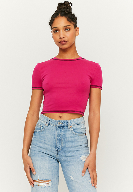 TALLY WEiJL, T-shirt With Contrast Stitching for Women