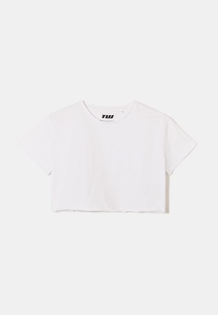 TALLY WEiJL, Cropped Basic T-shirt for Women