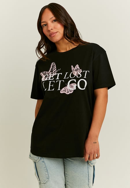 TALLY WEiJL, Oversize Printed T-Shirt for Women