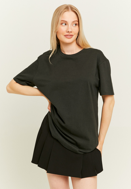 TALLY WEiJL, T-shirt Oversize Μαύρο for Women