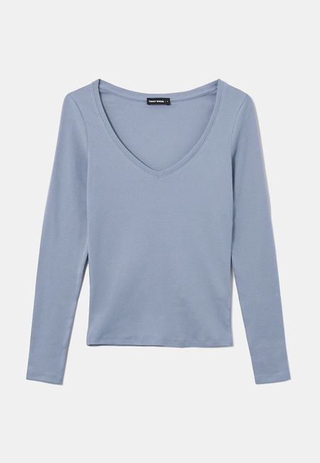 TALLY WEiJL, Basic T-Shirt mit langen Ärmeln for Women