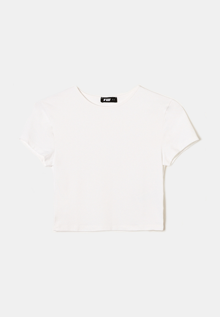 TALLY WEiJL, Basic Cropped T-Shirt for Women