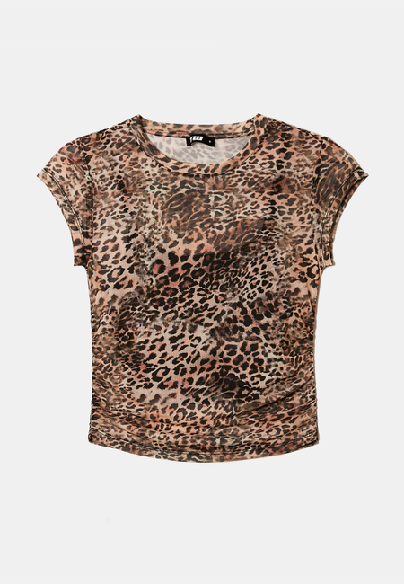 TALLY WEiJL, Leo Print Sleeveless Top for Women