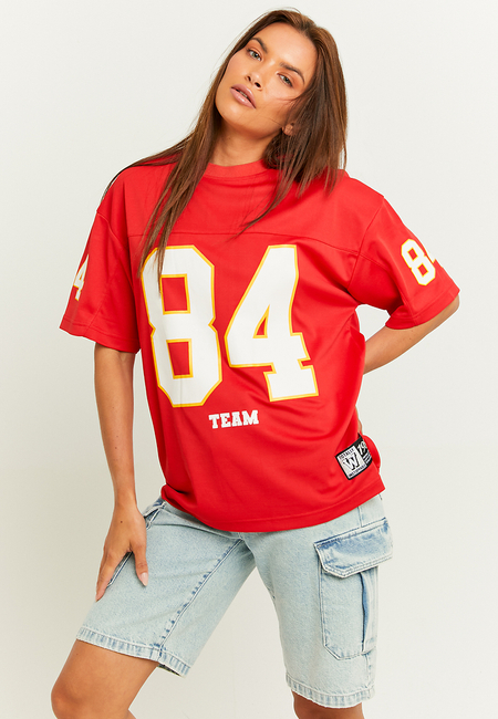 TALLY WEiJL, Oversized Football T-Shirt for Women