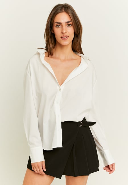 TALLY WEiJL, Camicia Oversize Bianca for Women