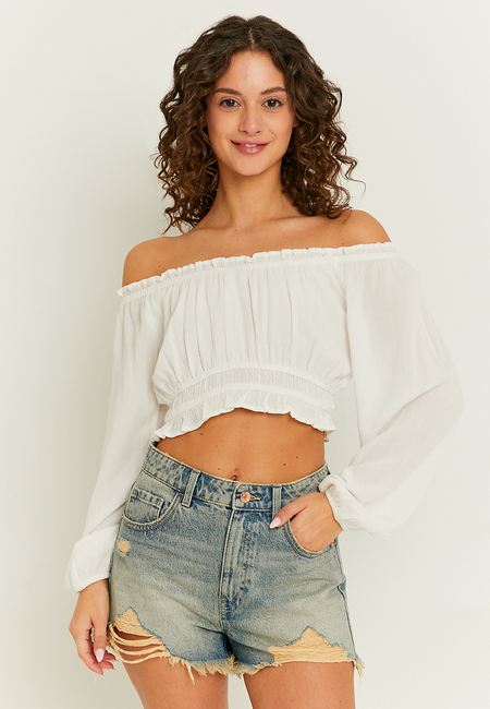 TALLY WEiJL, Crop Top Λευκό for Women