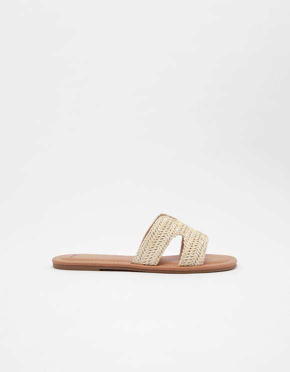 rattan flip flops