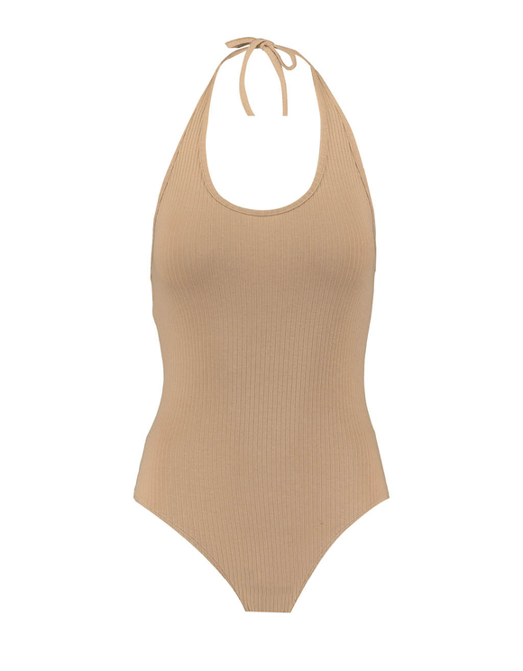 beige bodysuit