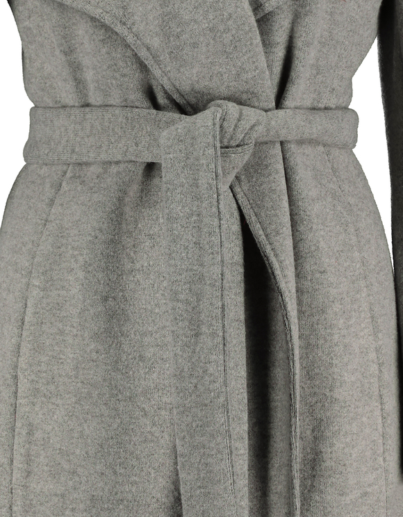 light grey wrap dress