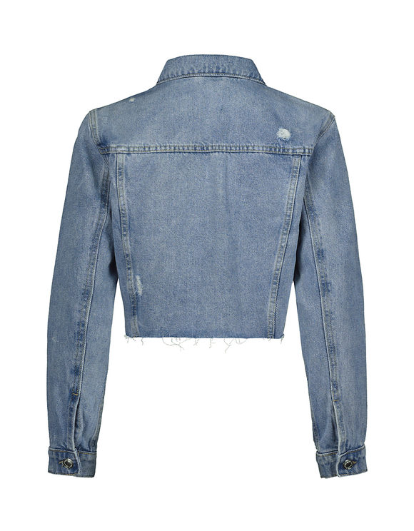 Denim Cropped Jacket | TALLY WEiJL Online Shop