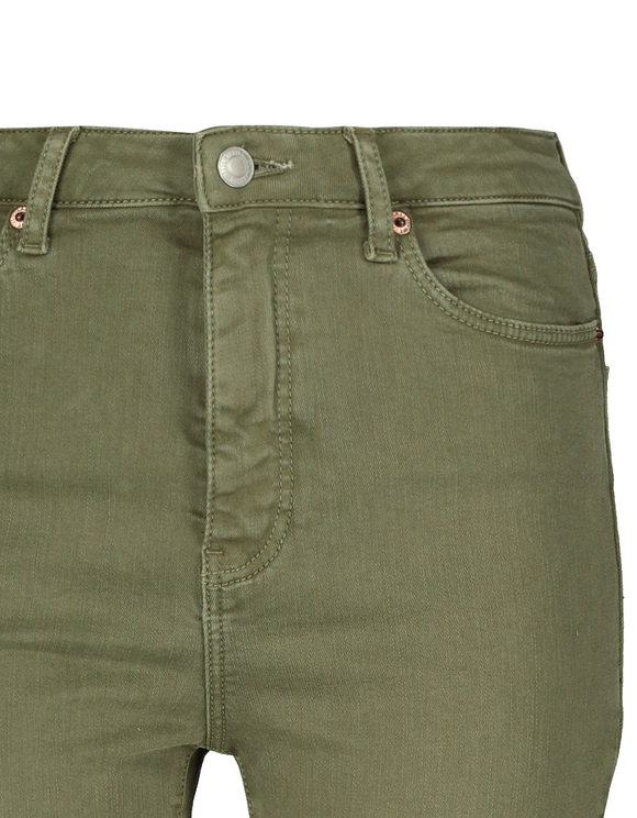 high waisted olive jeans