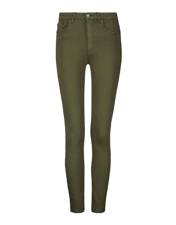 khaki skinny trousers