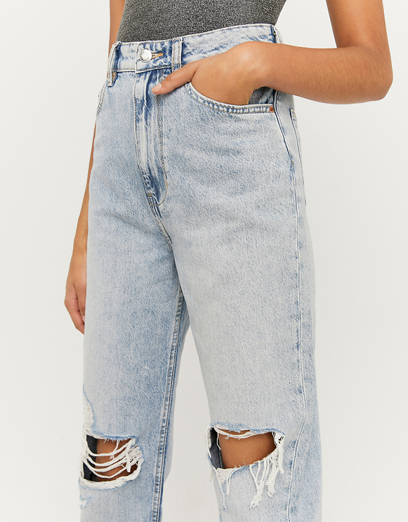 straight jeans high rise