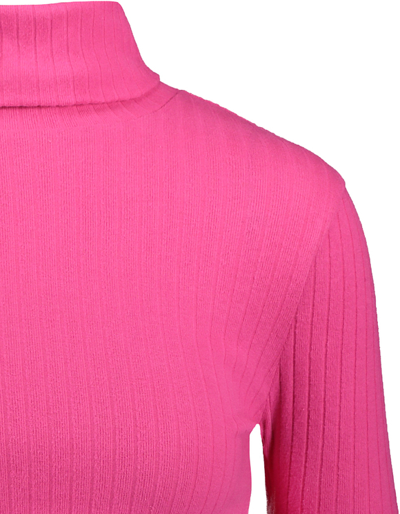 neon pink high neck top