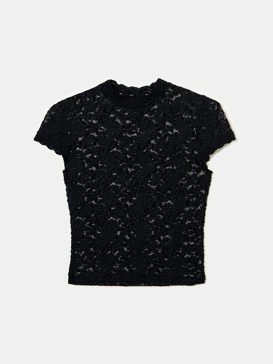 Black Lace Top | TALLY WEiJL Online Shop