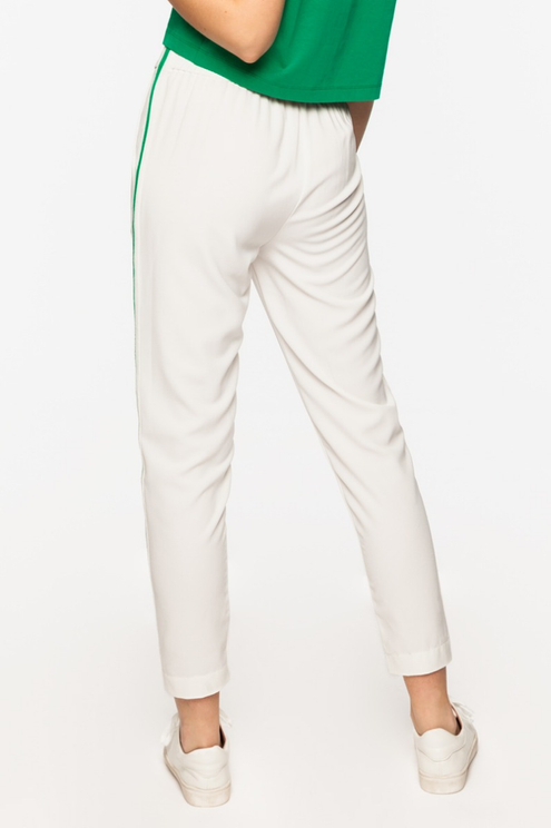 pants with white side stripe