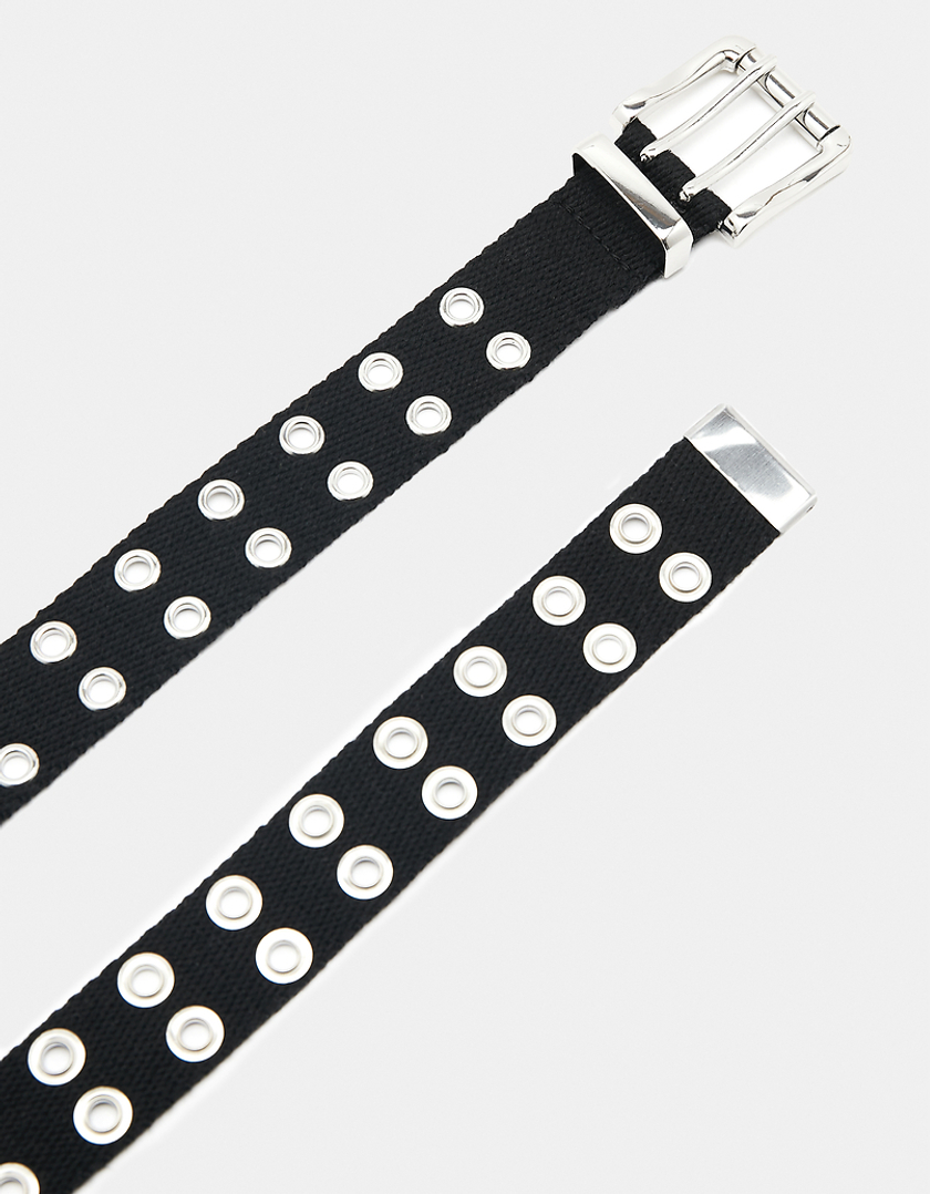 TALLY WEiJL, Black Eyelets Belt  for Women