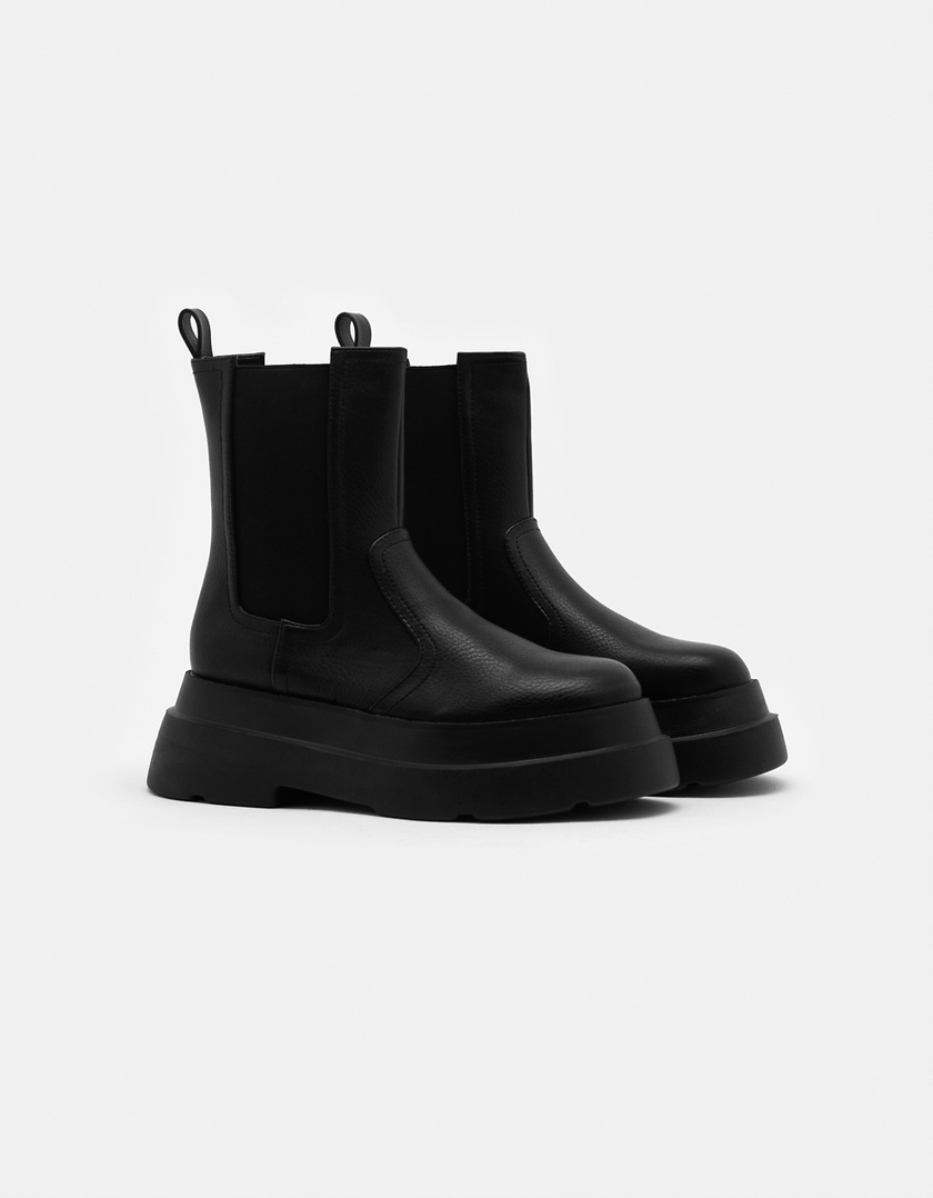 TALLY WEiJL, Bottines Noires Semelle Épaisse for Women