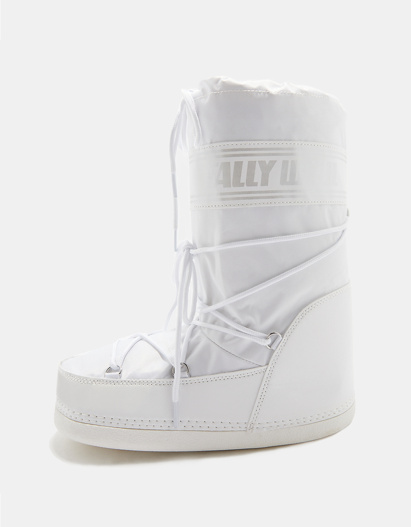 TALLY WEiJL, White Logo Snowboot for Women