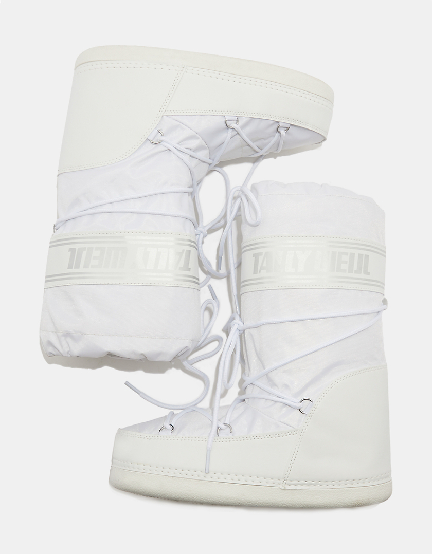 TALLY WEiJL, White Logo Snowboot for Women