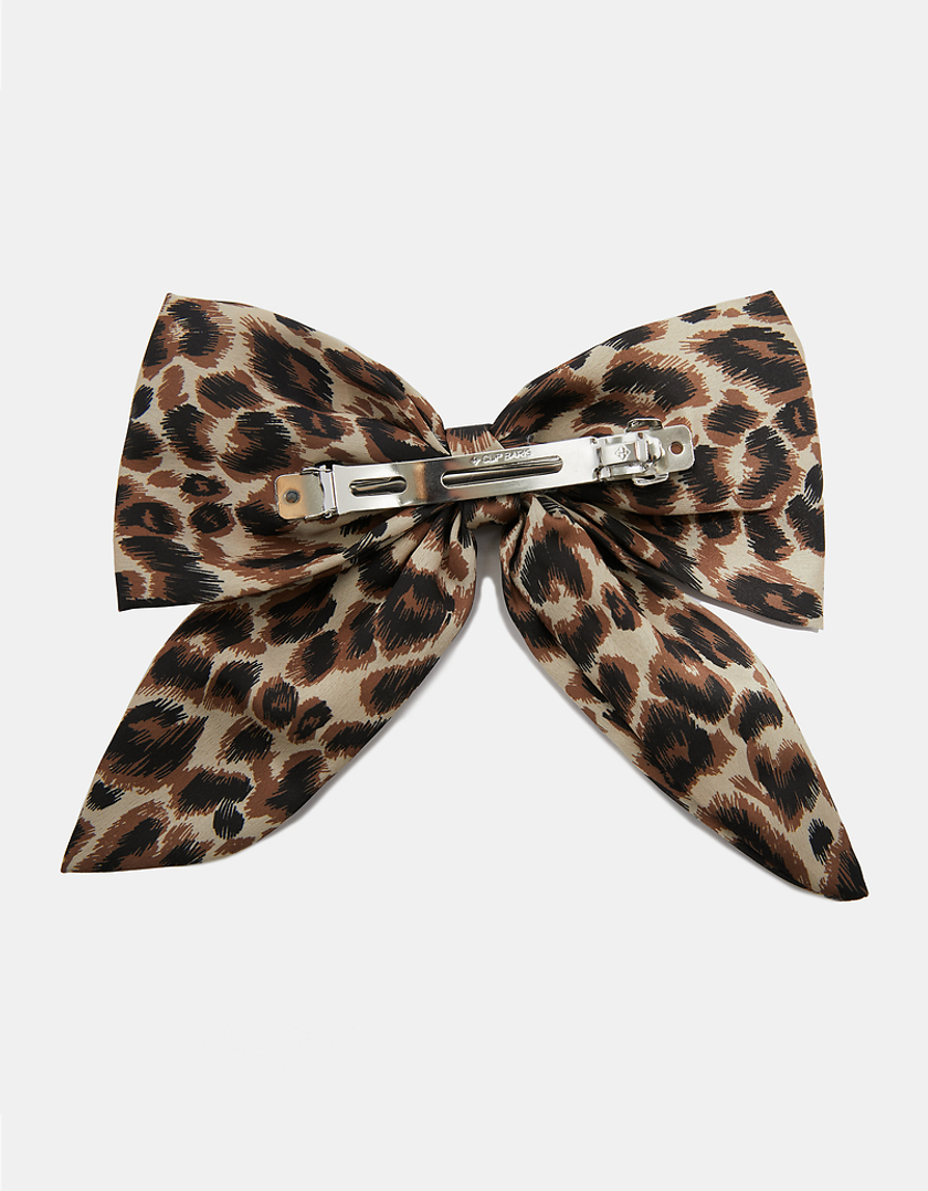 TALLY WEiJL, Leo Print Hair Bow for Women