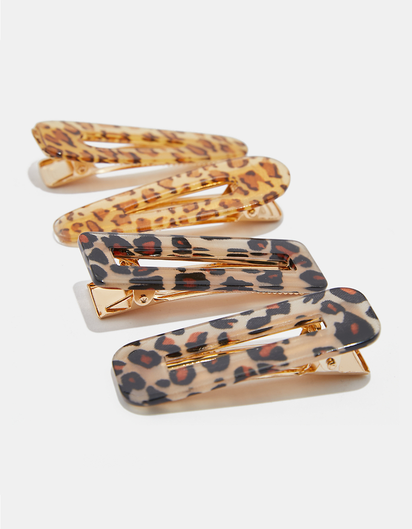 TALLY WEiJL, Animal Print Hair Clips for Women