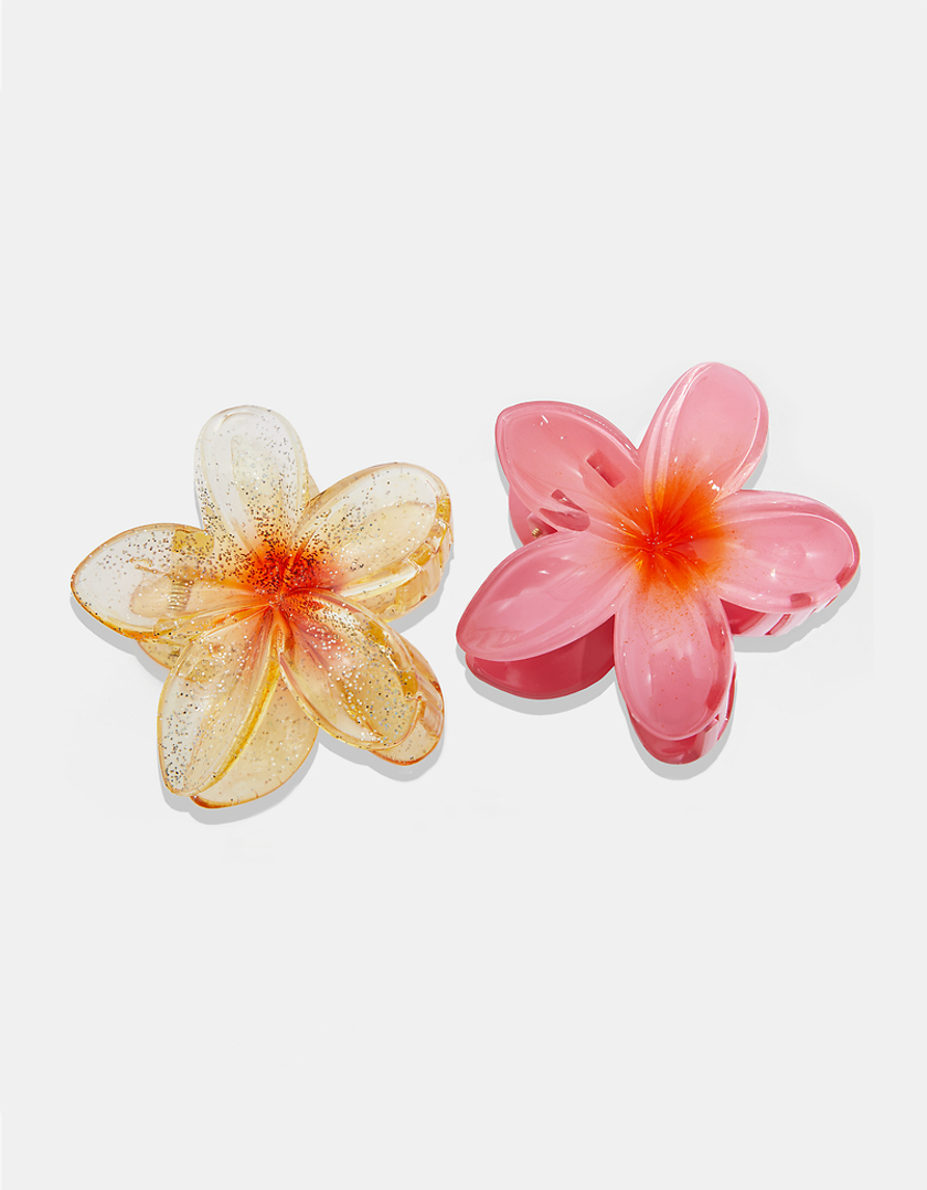 TALLY WEiJL, Pack of 2 Floral Hair Claws for Women