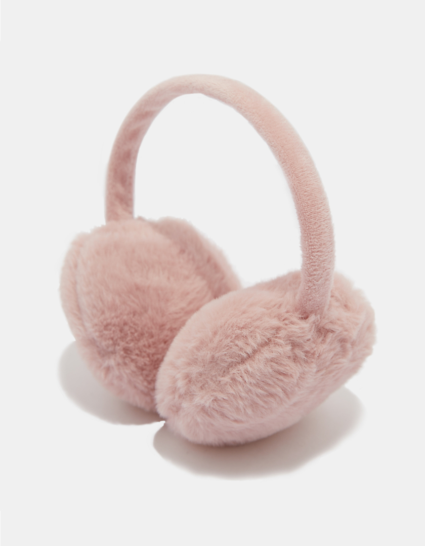 TALLY WEiJL, Pink Faux Fur Ear Muffs for Women