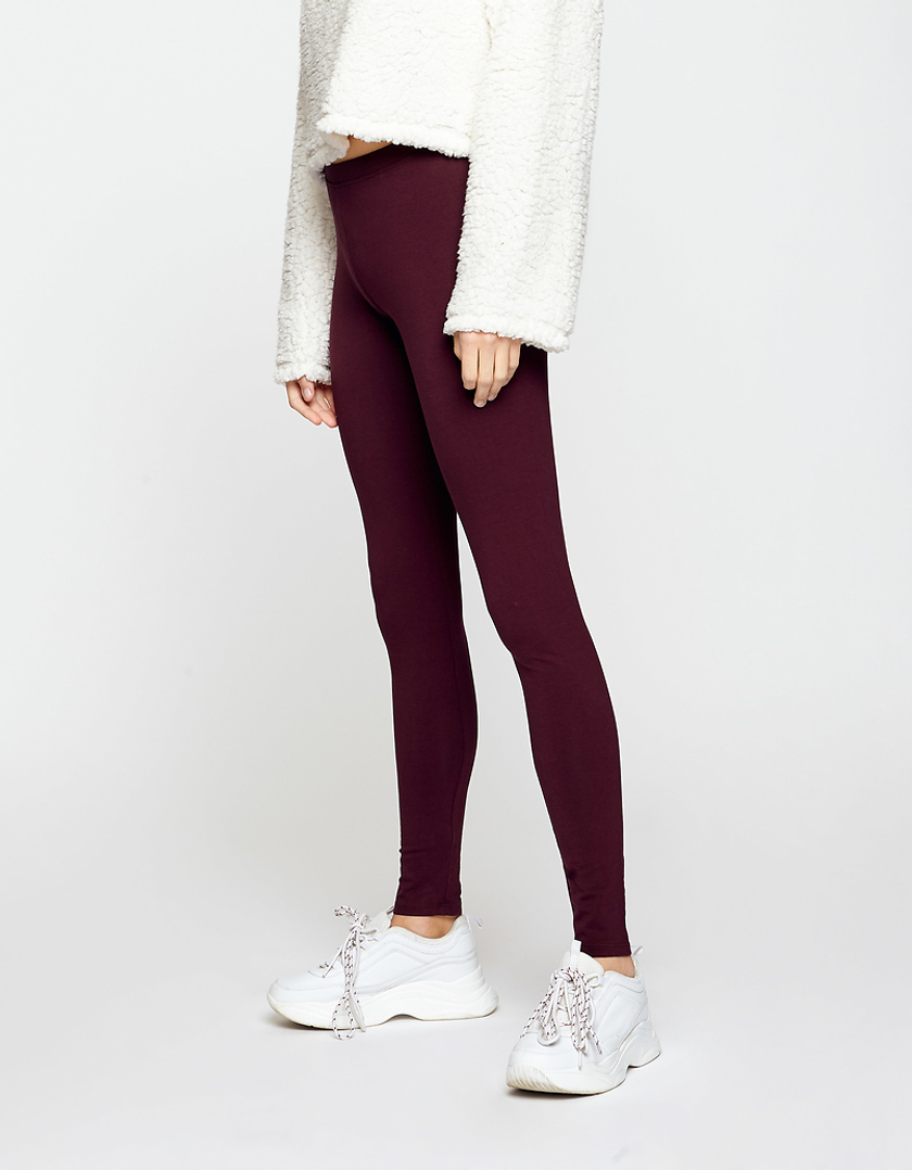 TALLY WEiJL, Bordeaux-rote Leggings for Women