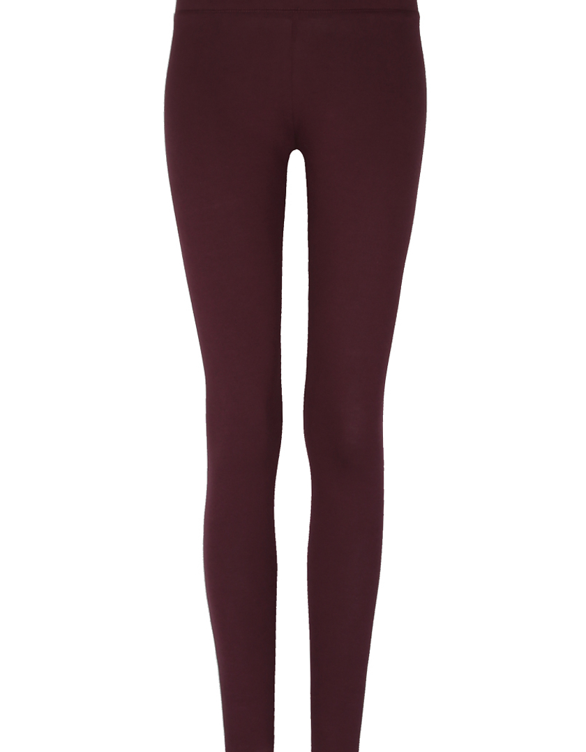 TALLY WEiJL, Bordeaux-rote Leggings for Women