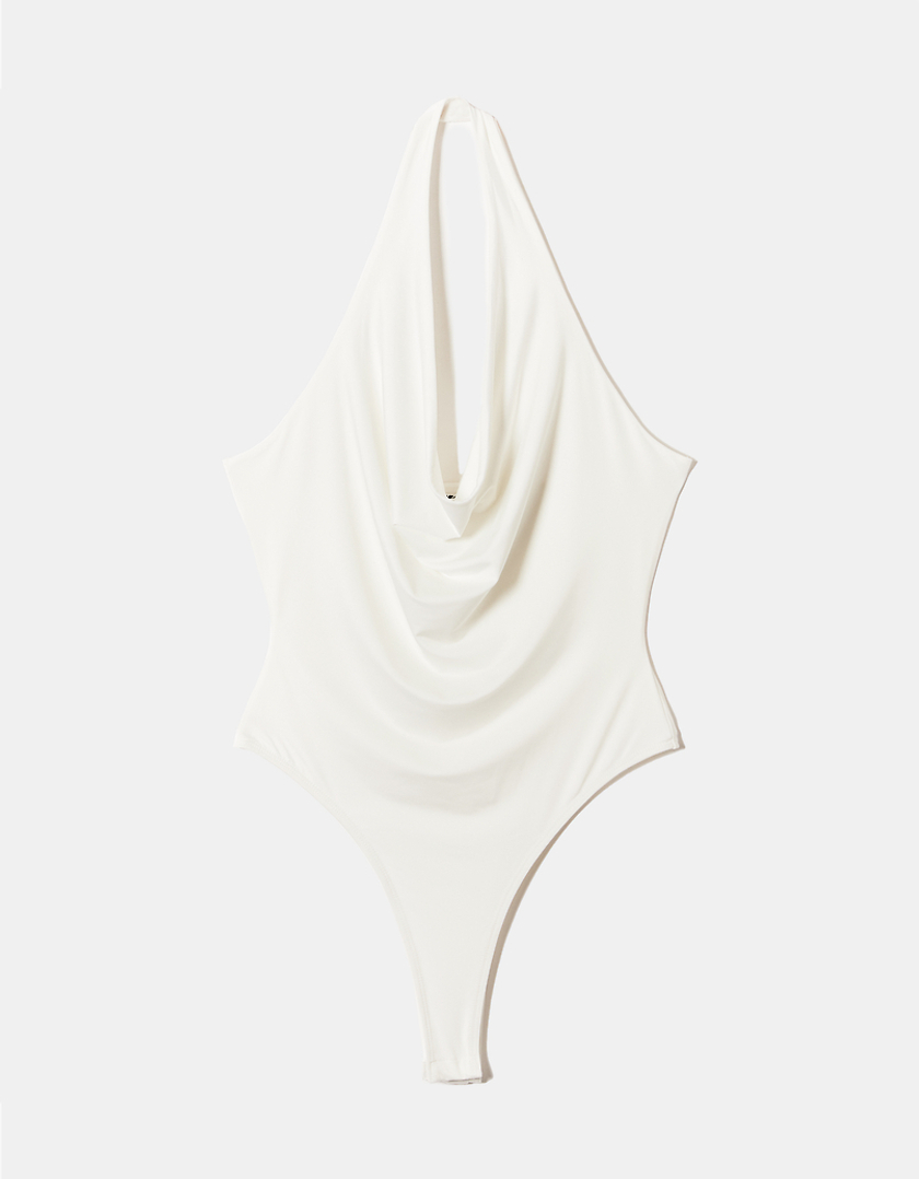 TALLY WEiJL, White Halter Body for Women